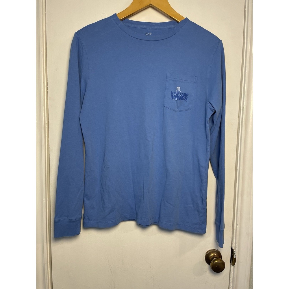 Vineyard‎ Vines Shirt Large Mens Blue Every Day Should Feel This Good Basketball